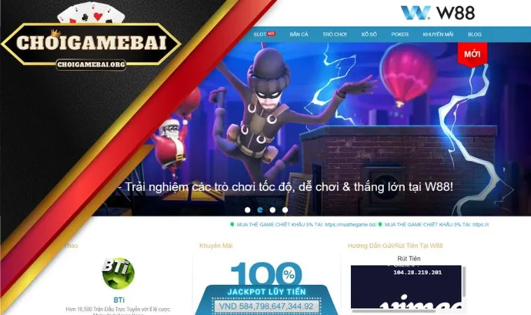 w88 – noi van cuoc thu dung chan