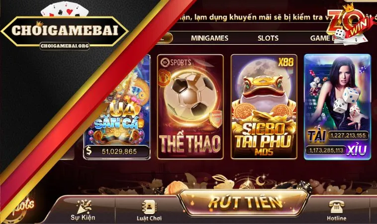 zo win app giao dien sac net